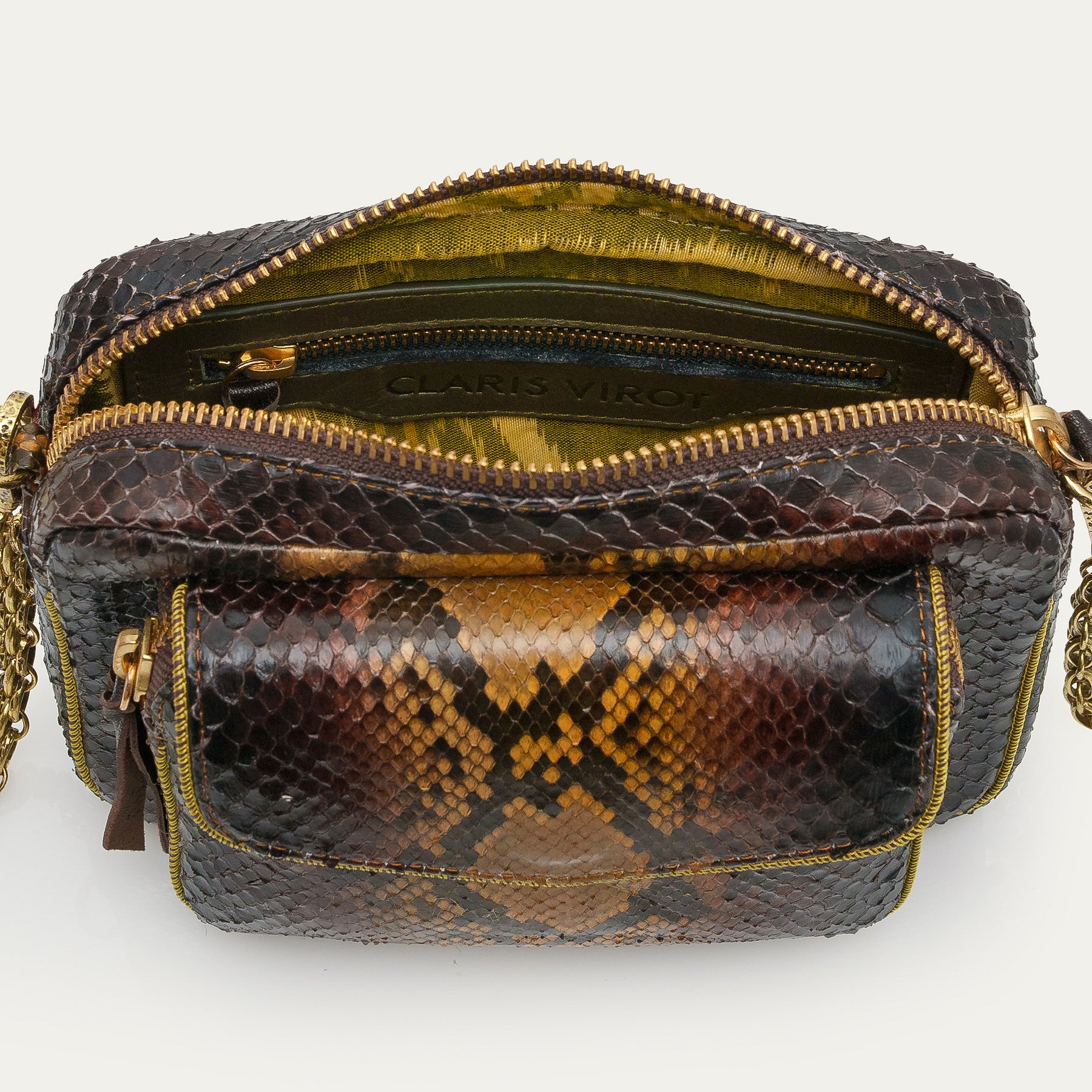 Sac Python Charly Oeil de Tigre