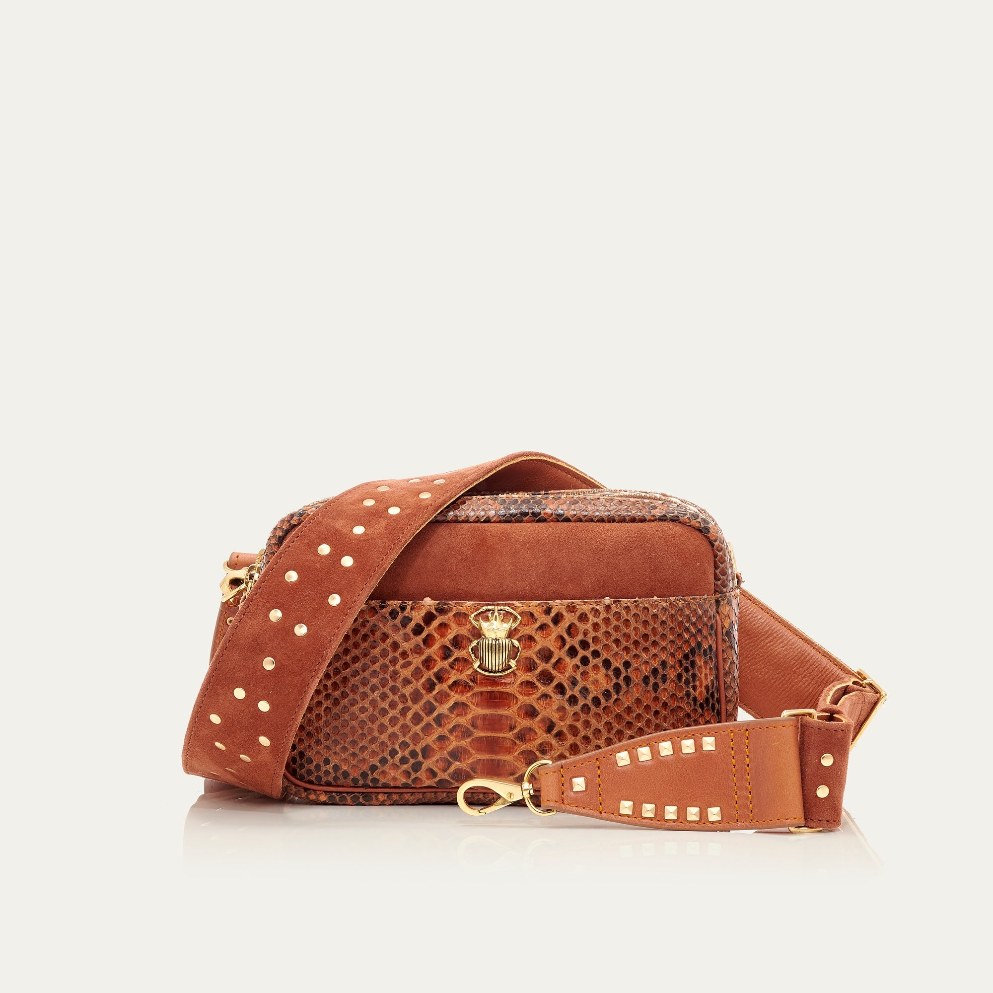 Sac Python Lily Moka