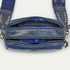Sac Python Lily Navy