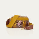 Lily Roche Hand-Painted Python Bag