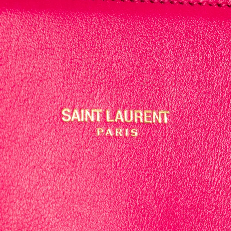 sac de seconde main sac de jour saint laurent en cuir rose  défaut 1