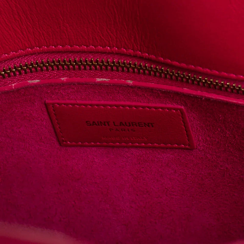 sac de seconde main sac de jour saint laurent en cuir rose  label