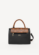 Manoukian - Sac Saintpaul - Noir/Camel - Femme