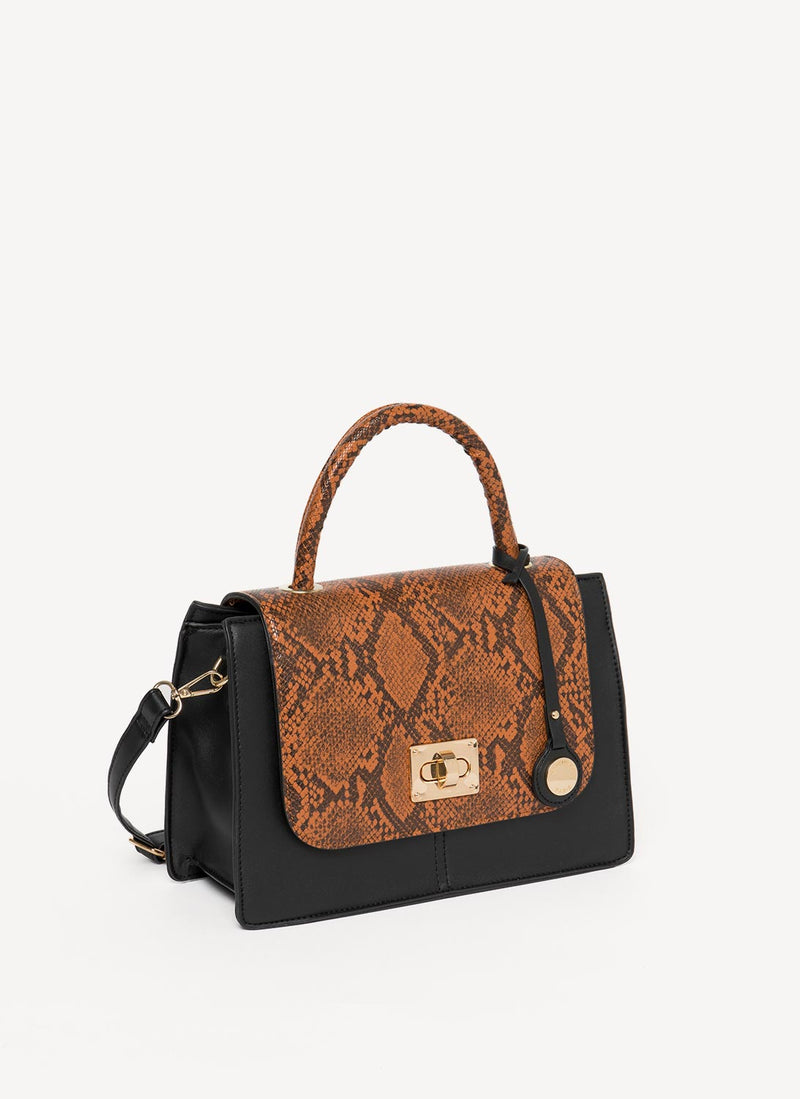 Manoukian - Sac Saintpaul - Noir/Camel - Femme