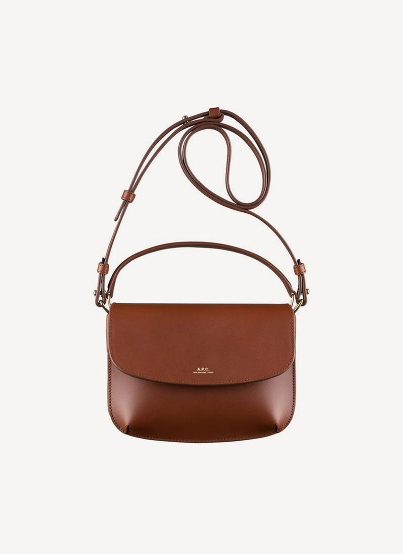 A.P.C. - Sac Sarah Mini - Brown - Femme