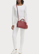 Dkny - Sac Satchel Belle Sm - Scarlet - Femme