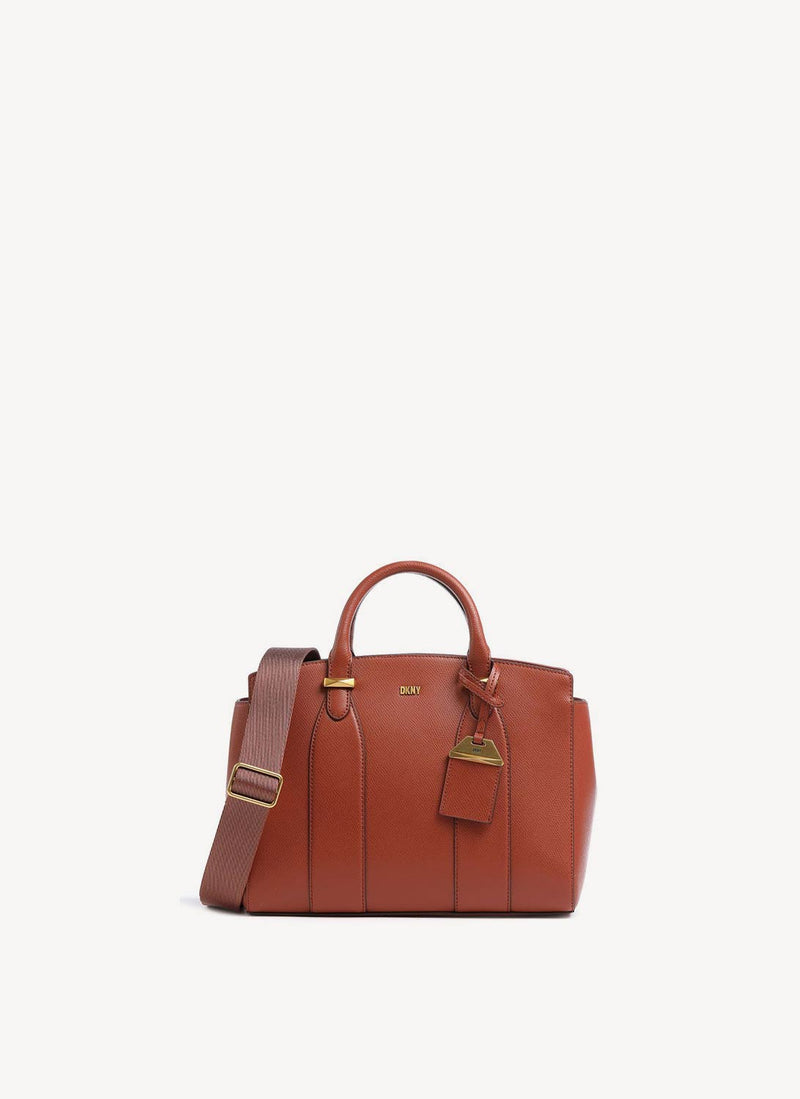 Dkny - Sac Satchel Marykate Lg - Rouge Brique - Femme