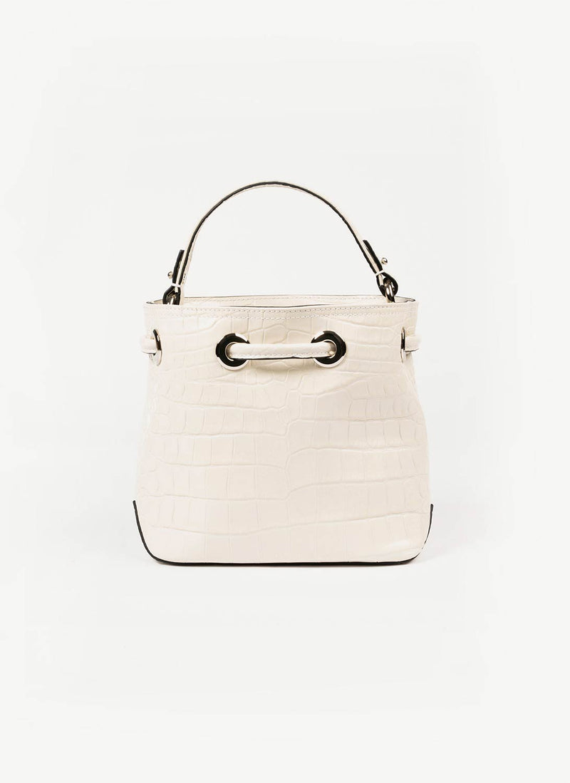 Lancel - Sac Seau Sacha Mini - Neige - Femme