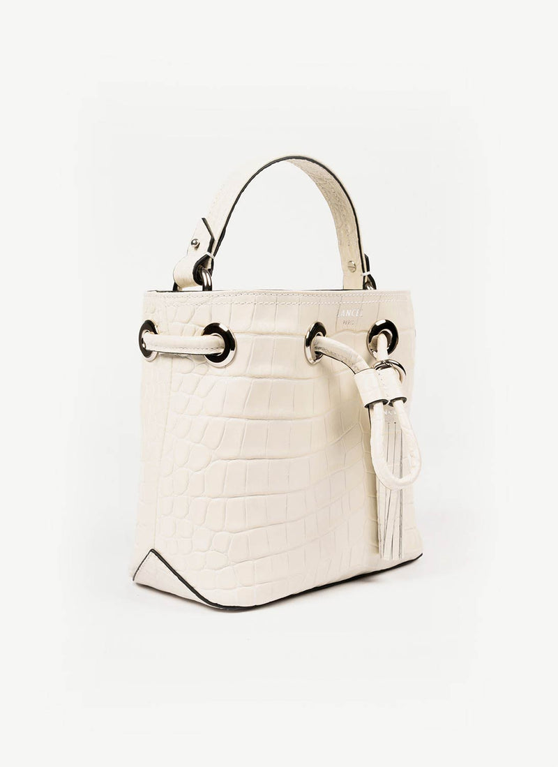 Lancel - Sac Seau Sacha Mini - Neige - Femme