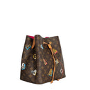 sac de seconde main néonoé louis vuitton en toile monogram marron côté