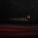 sac de seconde main single flap chanel en cuir noir label