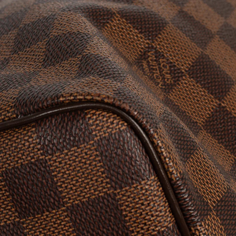 sac de seconde main speedy louis vuitton en toile damier ébène coin 2