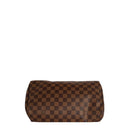 sac de seconde main speedy louis vuitton en toile damier ébène dessous