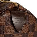 sac de seconde main speedy louis vuitton en toile damier ébène label