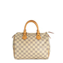 sac de seconde main speedy  louis vuitton  en toile damier azur face