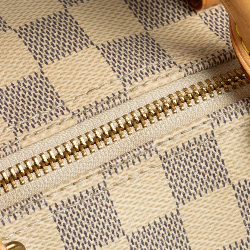 sac de seconde main speedy  louis vuitton  en toile damier azur défaut 1