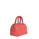 sac de seconde main speedy  louis vuitton  en cuir rose côté