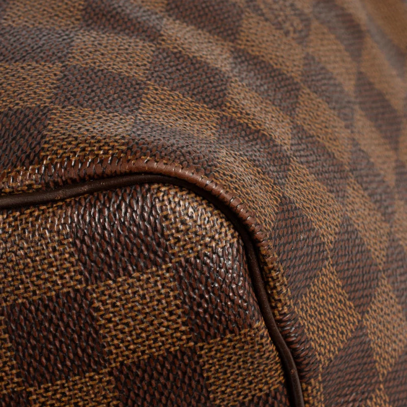 sac de seconde main speedy louis vuitton en toile damier ébène coin 