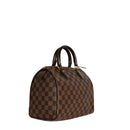 sac de seconde main speedy louis vuitton en toile damier ébène côté