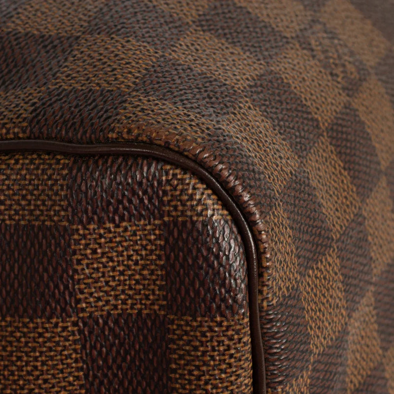 sac de seconde main speedy louis vuitton en toile damier ébène coin 