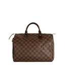 sac de seconde main speedy louis vuitton en toile damier ébène dos