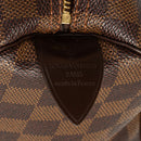 sac de seconde main speedy louis vuitton en toile damier ébène label