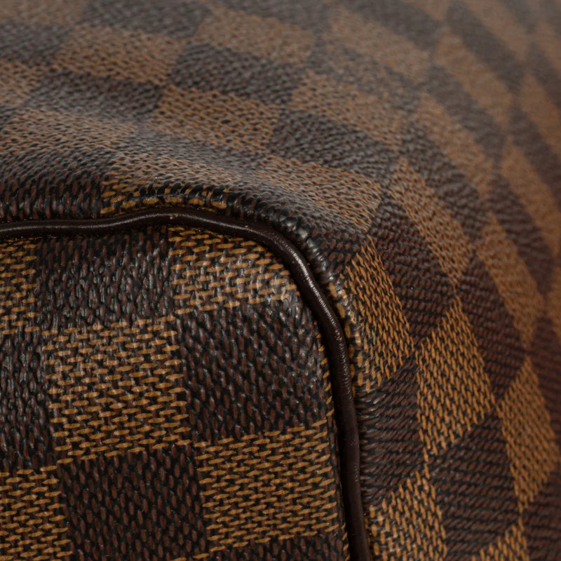 sac de seconde main speedy  louis vuitton  en toile damier ébène coin 