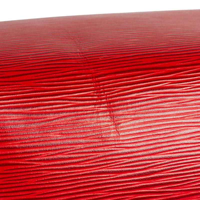 sac de seconde main speedy louis vuitton en cuir épi rouge défaut 3