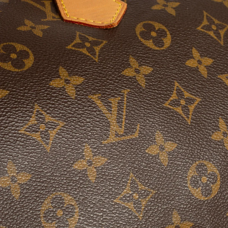 sac de seconde main speedy louis vuitton en toile monogram marron défaut 3