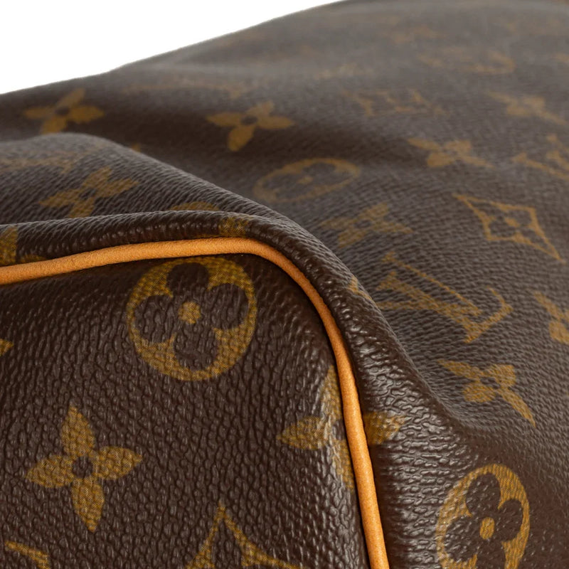 sac de seconde main speedy louis vuitton en toile monogram marron coin 