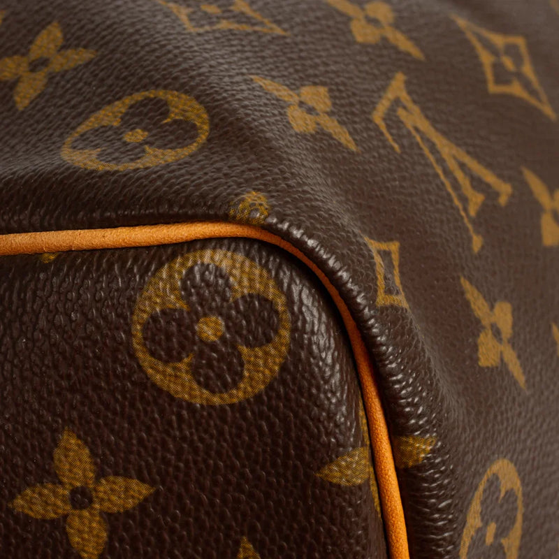 sac de seconde main speedy louis vuitton en toile monogram marron coin 