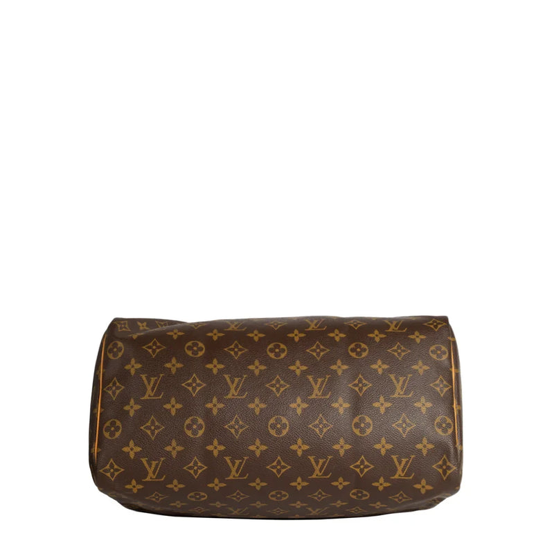 sac de seconde main speedy louis vuitton en toile monogram marron bas