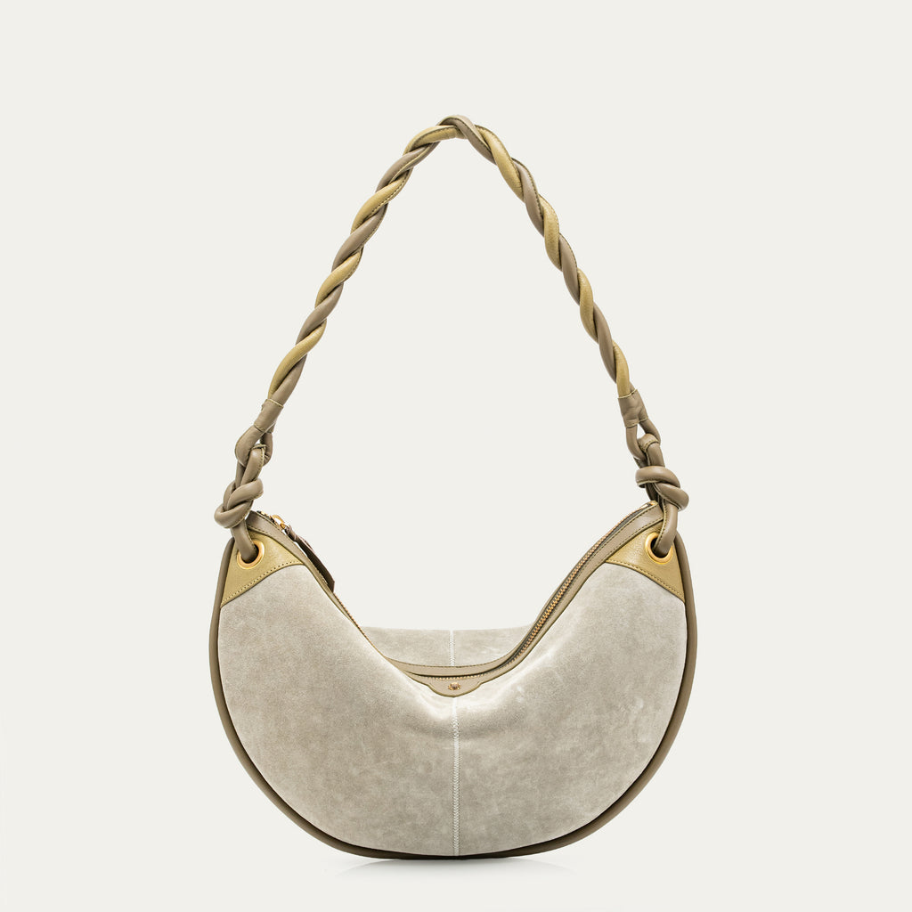Sac Suède Big Chris Gris Perle