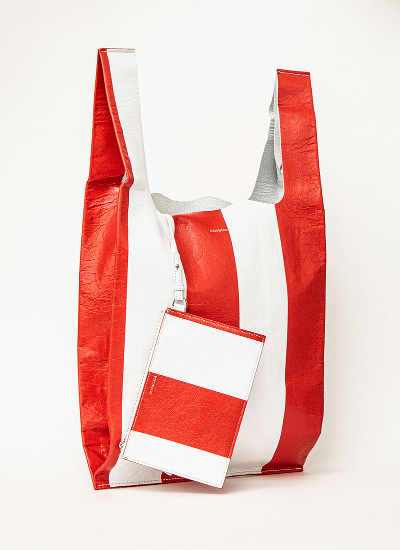 Balenciaga - Sac Supermarket Arena Tote - Red - Femme