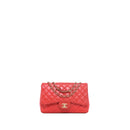 Sac Timeless 30 Chanel Jumbo Cuir Rouge - Chanel