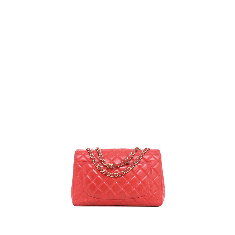 Sac Timeless 30 Chanel Jumbo Cuir Rouge - Chanel