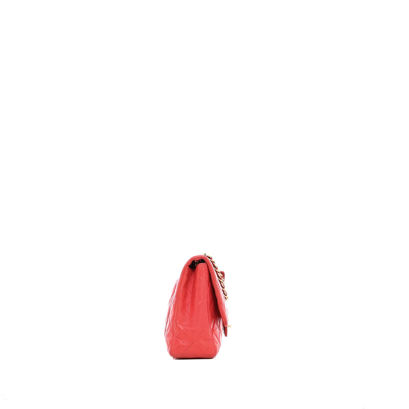 Sac Timeless 30 Chanel Jumbo Cuir Rouge - Chanel