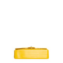 sac de seconde main timeless chanel en cuir jaune bas