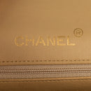 sac de seconde main timeless chanel  en cuir beige  label