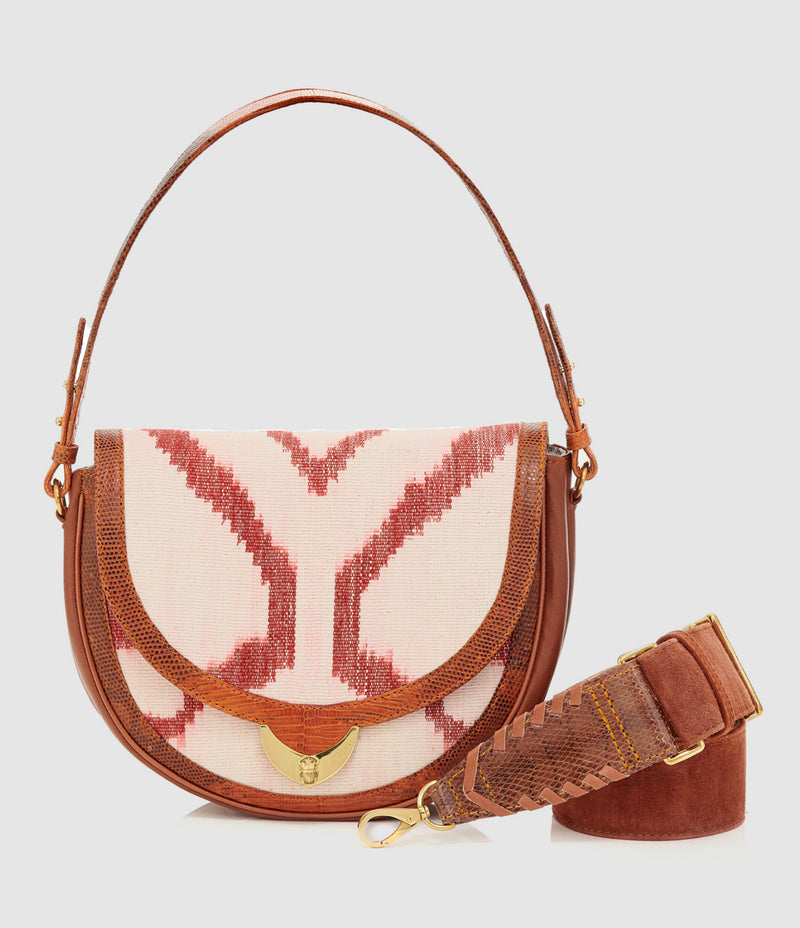 Claris Virot - Sac Big Victoria Bandoulière Timor Rouge - Femme