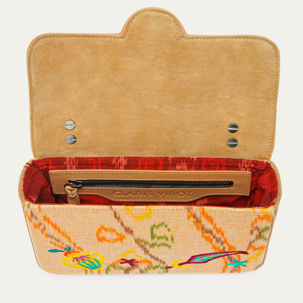 Sac Tissu Ava Medium Amphore Brodé