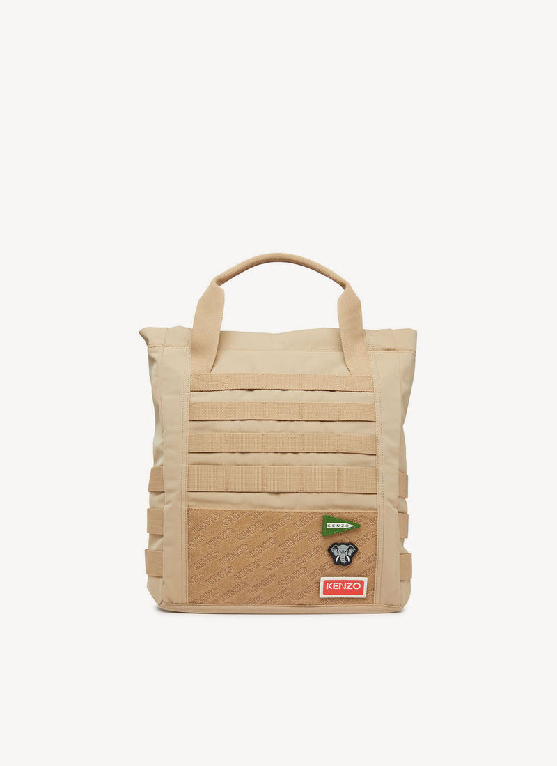 Kenzo - Sac Tote À Logo - Beige - Homme