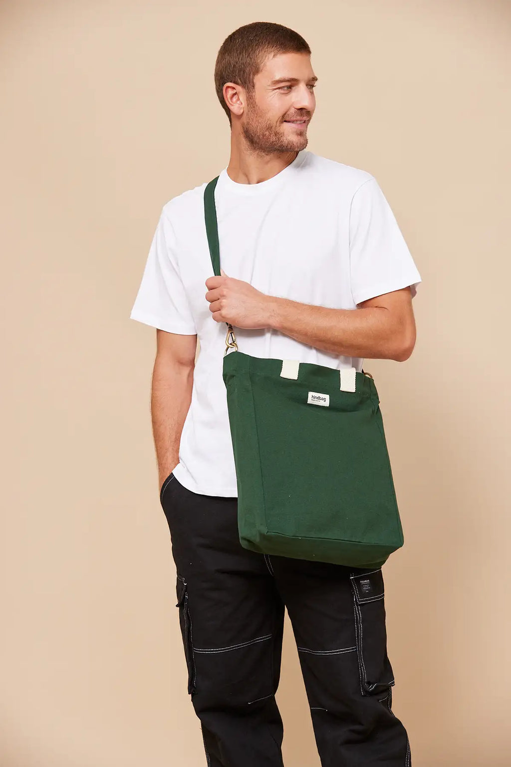 Pionowa torba shopper Paul Jodłowa zieleń Hindbag2