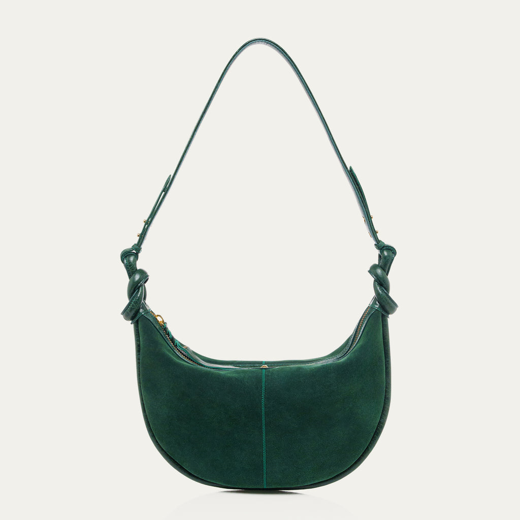 Sac Veau Velours Chris Vert Jade