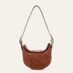 Sac Veau Velours & Python Estelle Cognac Oasis