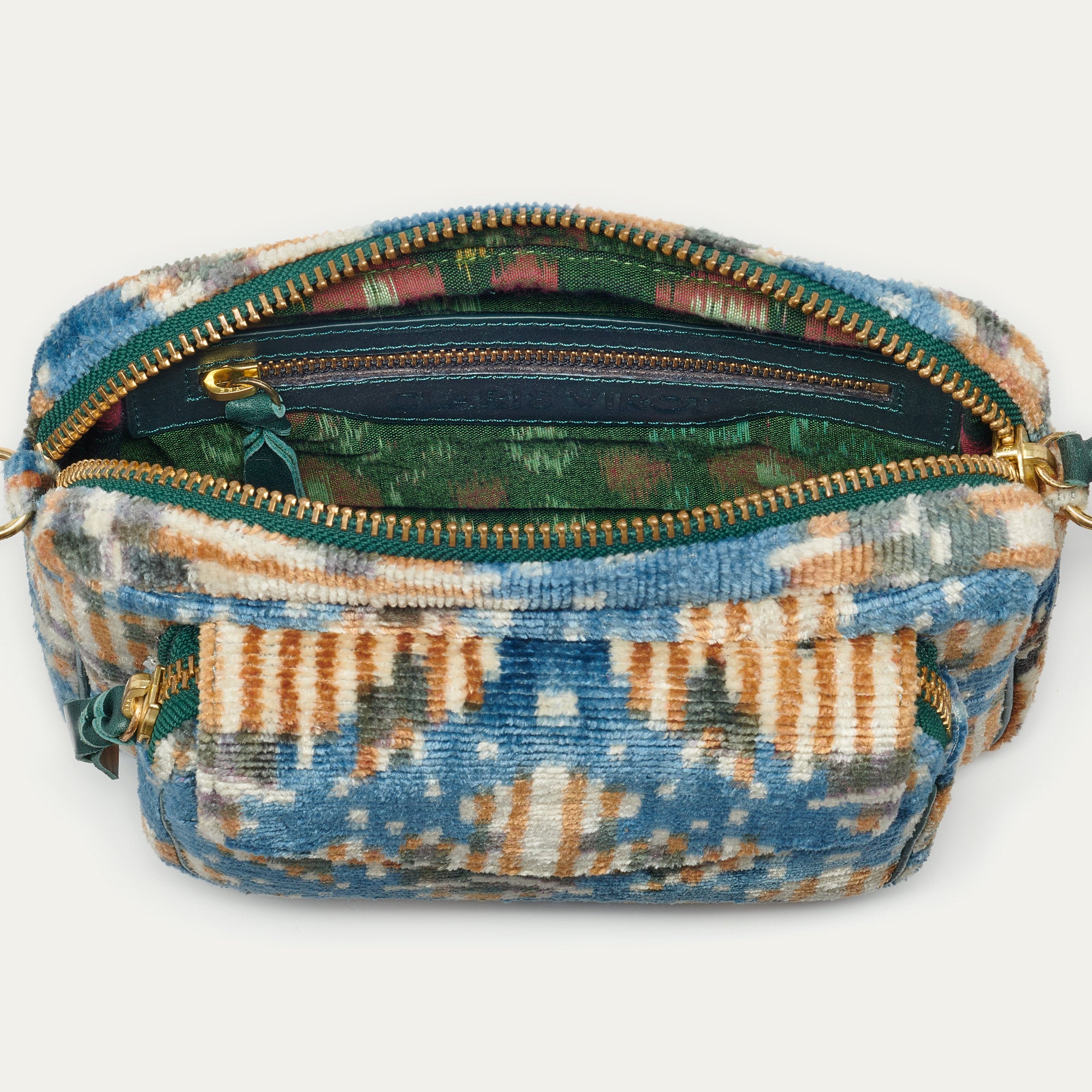 Sac Velours De Soie Charly Flocon De Neige