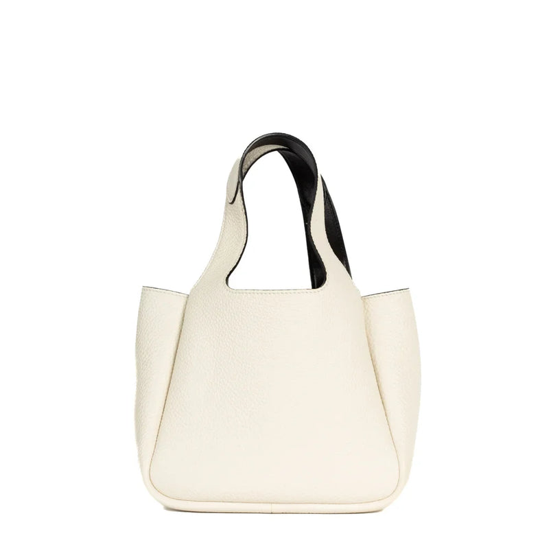 sac de seconde main vitello daino prada en cuir blanc dos