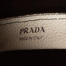 sac de seconde main vitello daino prada en cuir blanc label