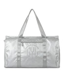 sac de voyage pliant argent GYL vue de face 55 cm