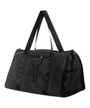 sac de voyage pliant noir GYL vue trois quarts 55 cm